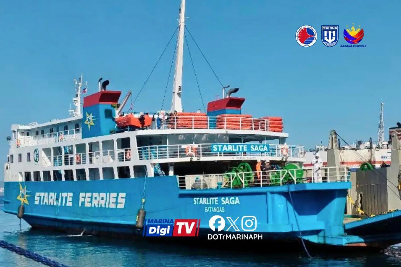 Marina issues special permit to M/V Starlite Saga for Batangas-Calapan route